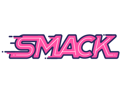 Smack Logo Concept fast forward illustration illustrator logo movement quick shopping smack