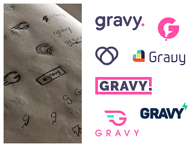 Gravy Logo Exploration branding branding design geometry gravy idenity logo
