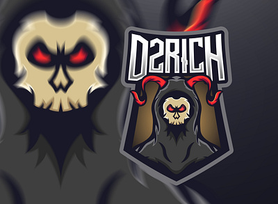 Devil Skull Mascot Logo Design branding graphic design logo