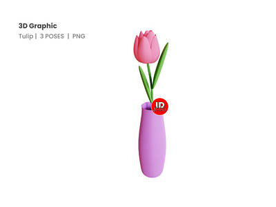 3D Graphic Tulip