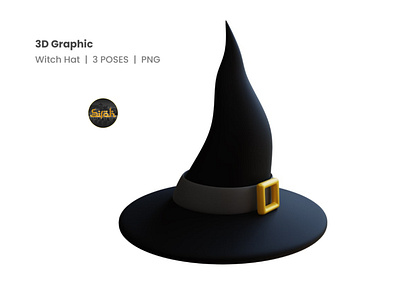 Witch Hat 3D Poses