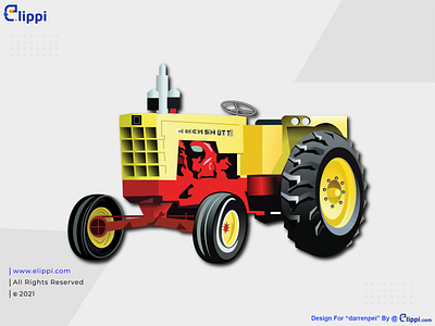 Tractor Illustration Done For darrenpei 3d best illustration cartonish tractor illustration graphic design illustration red tractor illustration tractor illustration tractor illustration vector