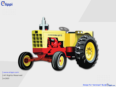 Tractor Illustration Done For darrenpei