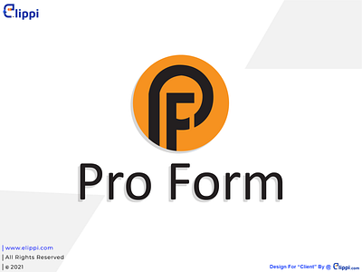 Pro Form Pictorial Mark Logo Design For Client