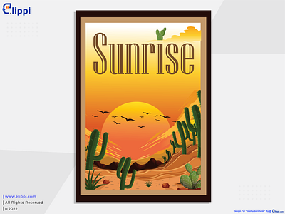 New Version of Sunrise Illustrated Poster Design For Client design graphic design illustration need graphic designer need poster designer new designer poster poster design poster designer poster designing