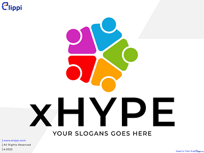 xHYPE Combination Mark Logo Design For Client