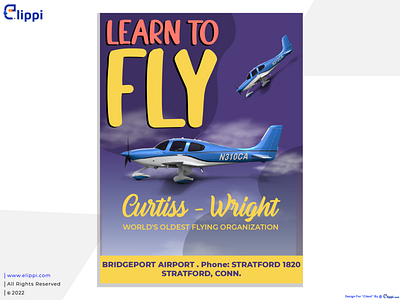 Learn To Fly Illustrated Poster Design For Client