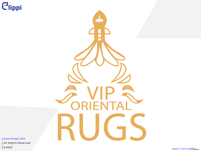 VIP Oriental RUGS Combination Mark Logo Design For Client branding combination logo design elippi elippi official graphic design logo logo design logo designs need combination logo designer need graphic designer rugs logo vector