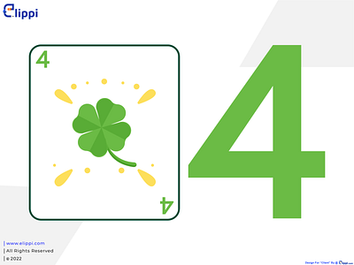 Version 3 Clover Playing Card Design For Client branding card designer card maker design designing elippi elippi official graphic design need graphic designer new designer playing card vector