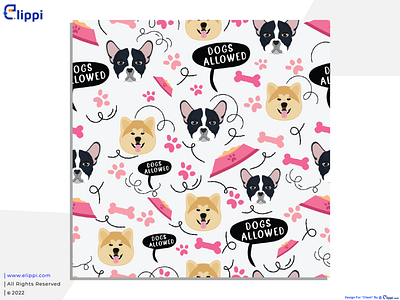 Dog Seamless Pattern Designed For Client design graphic design need designer need graphic designer need seamless pattern pattern designer seamless pattern seamless pattern maker vector