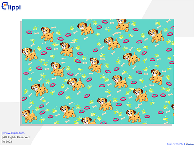 Another Dog Seamless Pattern Designed For Client