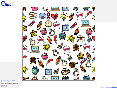 Custom Doodles Seamless Pattern Designed For Client