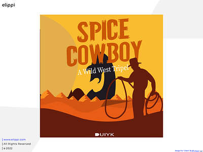 Spice Cow Boy Illustrated Poster Design For Client