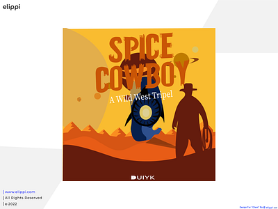 V 3.0 Spice Cow Boy Illustrated Poster Design For Client branding design elippi elippi official graphic design illustrated poster need graphic designer poster maker vector