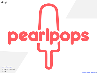 Pearlpops Combination Mark Logo Design For Client branding design graphic design logo logo design logo designer logo maker need graphic designer need logo vector