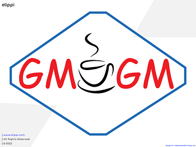 Version 1 GM Coffee Combination Mark Logo Design For Client