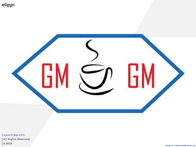 Version 3 GM Coffee Combination Mark Logo Design For Client branding design graphic design logo logo design logo designs logo maker logo maker online need graphic designer new logo maker vector