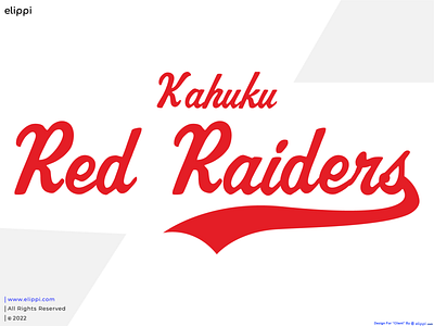 Red Raiders Combination Mark Logo Design For Client