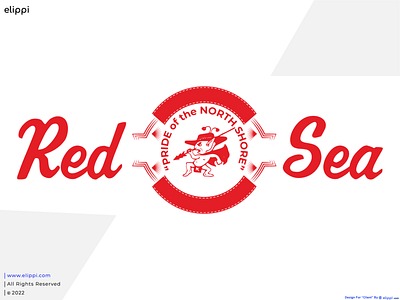 Red Sea Combination Mark Logo Design For Client branding design elippi graphic design logo logo design logo maker need graphic designer new logo red sea logo vector