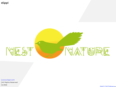 Nestonature Logo Design For Client branding design graphic design logo logo design logo designs logo maker need graphic designer need logo vector