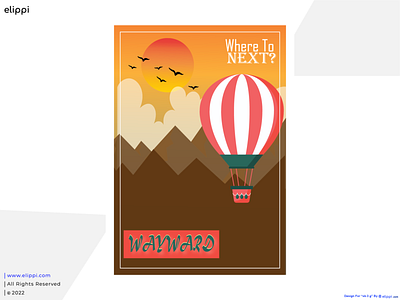 Illustrated Ballon Poster Design For Client