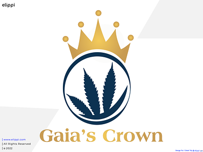 Gaia's Crown Logo Design For Client best designs branding design elippi elippi official graphic design logo logo design logo designer logo maker logo maker online need graphic designer vector