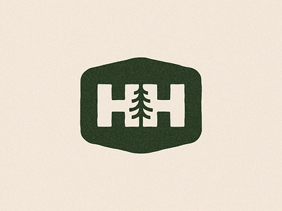 HH + Tree badge branding h logo hh logo logo minimal monogram park logo tree logo typography