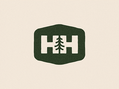 HH + Tree badge branding h logo hh logo logo minimal monogram park logo tree logo typography