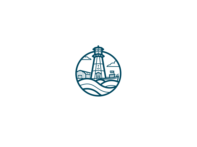 Family Values brand branding line art logo logo suite maritimes mark