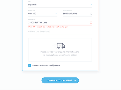 Ship it! check out error field form input ui ux