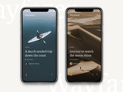 post layout 02 blog iphone iphonex mobile mobile web post travel ui