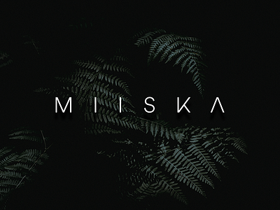 Miiska Logotype branding clean logotype minimal sans serif typography wordmark