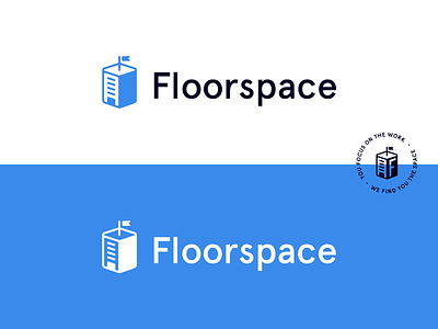 Floorspace Logo branding building building logo design icon logo mark real estate real estate app realtor symbol vector