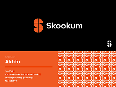 Skookum Branding brand branding design icon logo mark minimal retro symbol typography vector