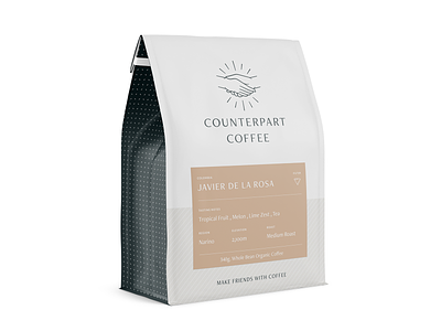 Coffee Bag 2 branding clean coffee coffee bag coffee shop design package design package mockup typography vector