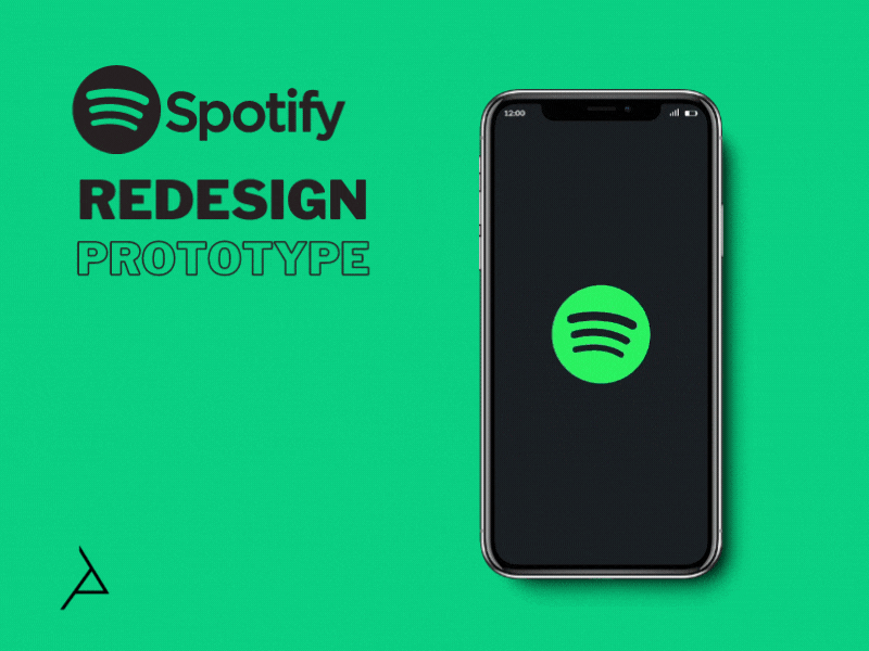 Spotify Redesign Prototype (Case Study) app case study music app prototype redesign spotify ui ux vector