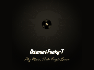 Ikeman and Funky-T DJ Logo brand