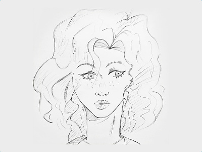 80s Girl 80s a ha drawing girl line pencil