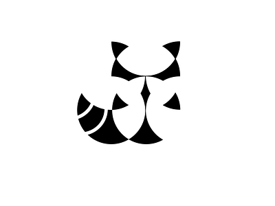 Racoon Modern Stylish Logo