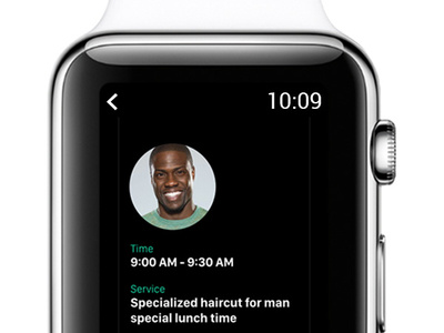 Apple Watch - Booking appointment booking ui ux