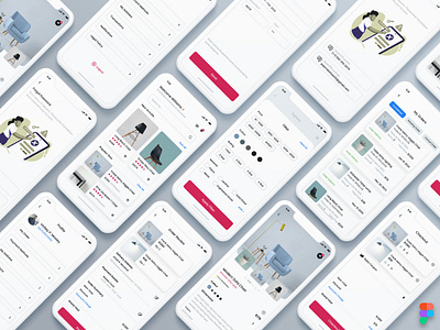 Furniture Store Mobile App UI Design Kit