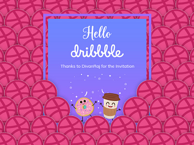 Hello Dribbble..!! branding creative debut dribbble shot first shot ui design