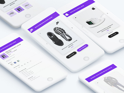 Mobile App Concept - Ecommerce creative ecommerce mobile app profile shop single product ui design ui kit unique widget