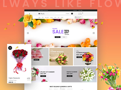 Flower Shop Website Design