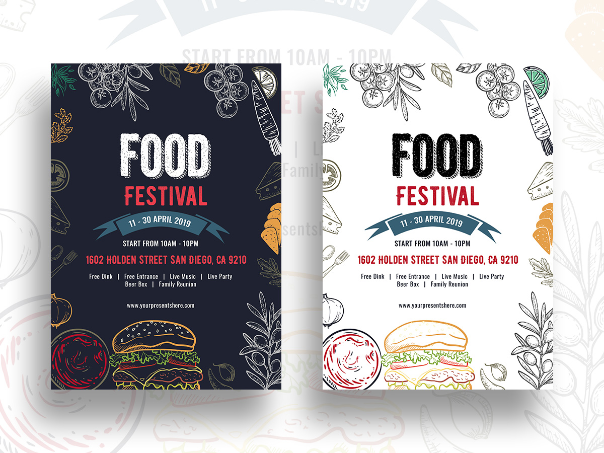 Food Festival Flyer Template 03 By 3djagan On Dribbble