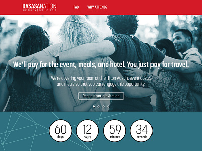 2018 Kasasa Nation Page design kasasa nation landing page take back baking website
