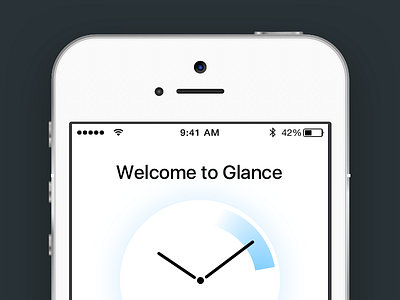 Glance Day Mode glance clock ios smart clock ui ux