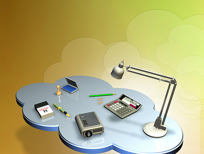 DesktopCloud 3d modelling graphic design illustration