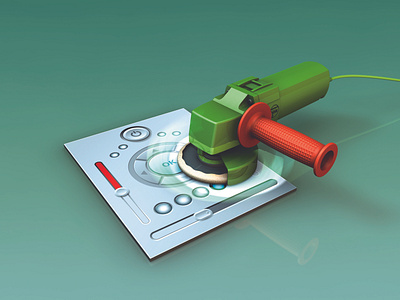 Polishing 3d modelling graphic design illustration