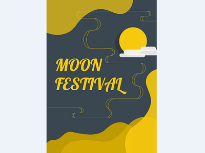 Moon Festival Poster festival graphic graphic design poster